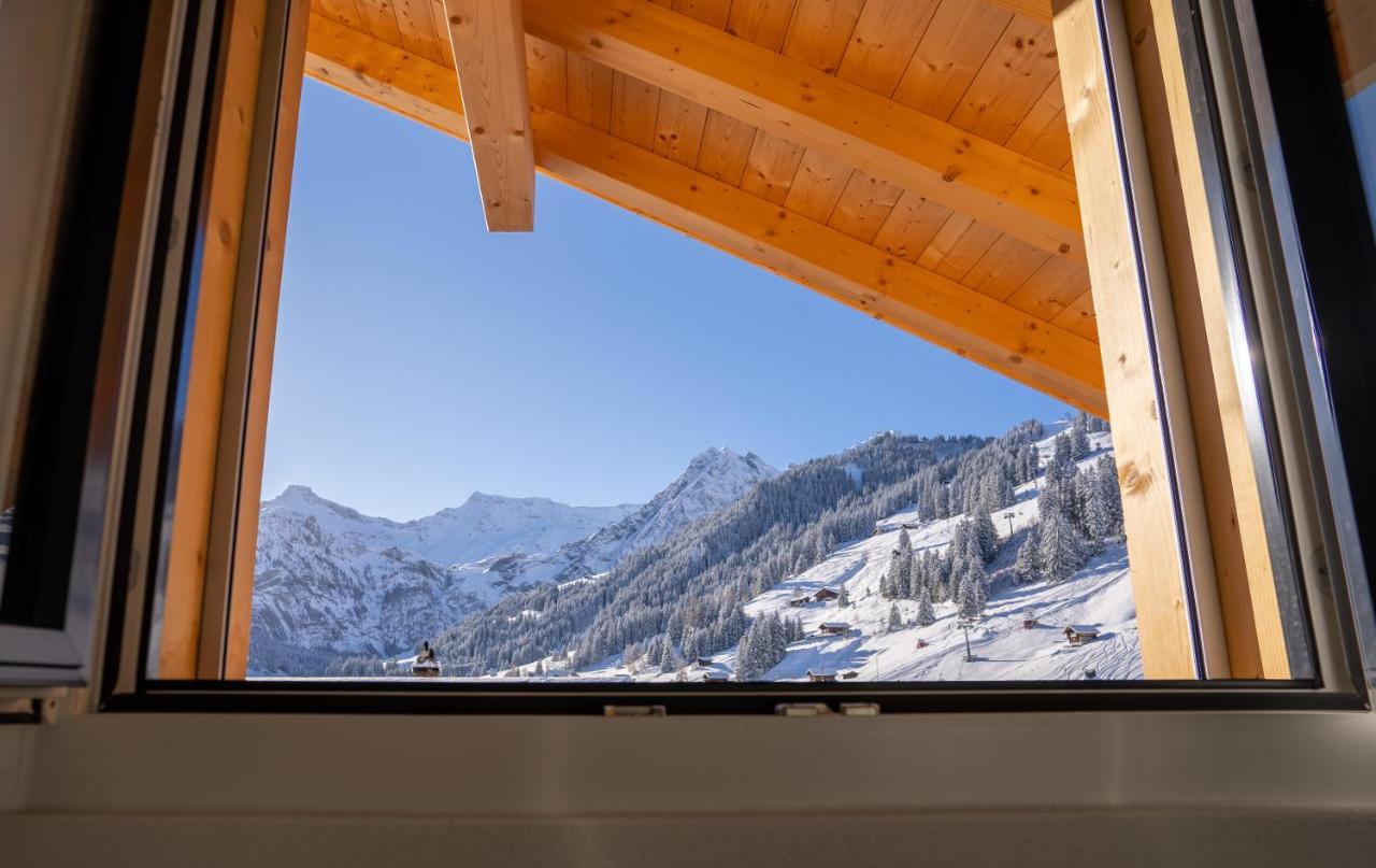 Apartamento Chuenislodge3 Neu&stilvoll, 2balkone, Echtes Bijou Mit Top-aussicht Adelboden